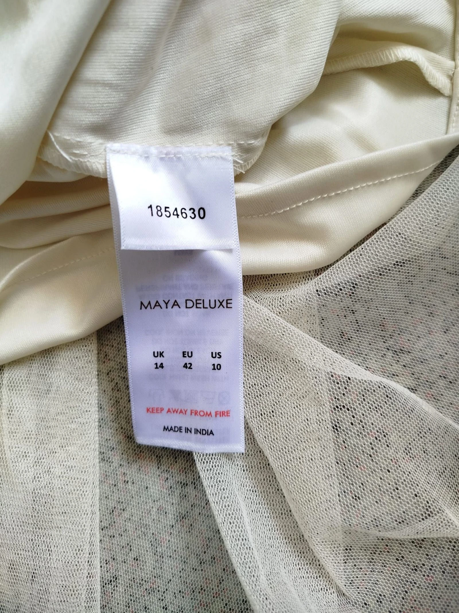 Maya deluxe beaded Bardot midi dress 42 – photo 6